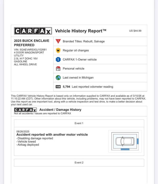 2025 Buick Enclave Preferred