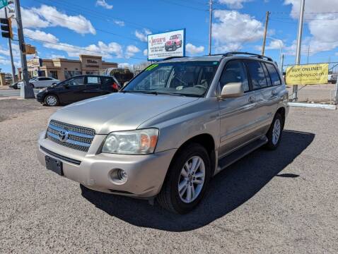 2007 Toyota Highlander Hybrid for sale at AUGE'S SALES AND SERVICE in Belen NM