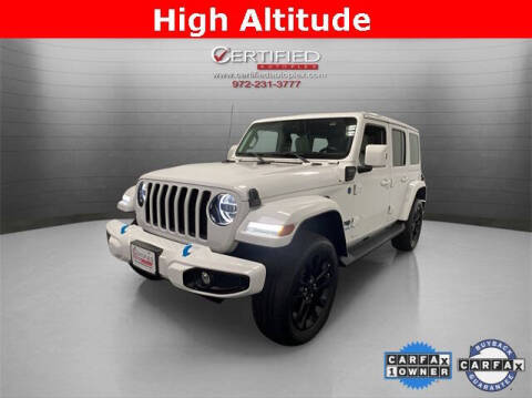 2021 Jeep Wrangler Unlimited for sale at CERTIFIED AUTOPLEX INC in Dallas TX