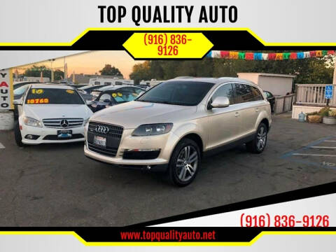 2009 Audi Q7 for sale at TOP QUALITY AUTO in Rancho Cordova CA