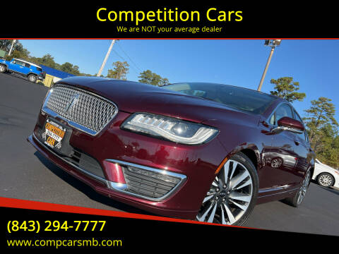 2017 Lincoln MKZ for sale at Competition Cars in Myrtle Beach SC