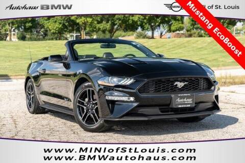 2018 Ford Mustang for sale at Autohaus Group of St. Louis MO - 40 Sunnen Drive Lot in Saint Louis MO