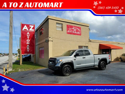 2019 Toyota Tundra for sale at A TO Z  AUTOMART in West Palm Beach FL