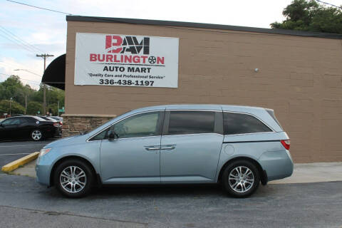2011 Honda Odyssey for sale at Burlington Auto Mart in Burlington NC