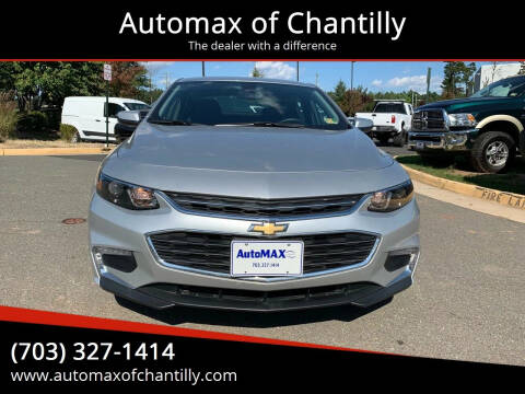 2018 Chevrolet Malibu for sale at Automax of Chantilly in Chantilly VA
