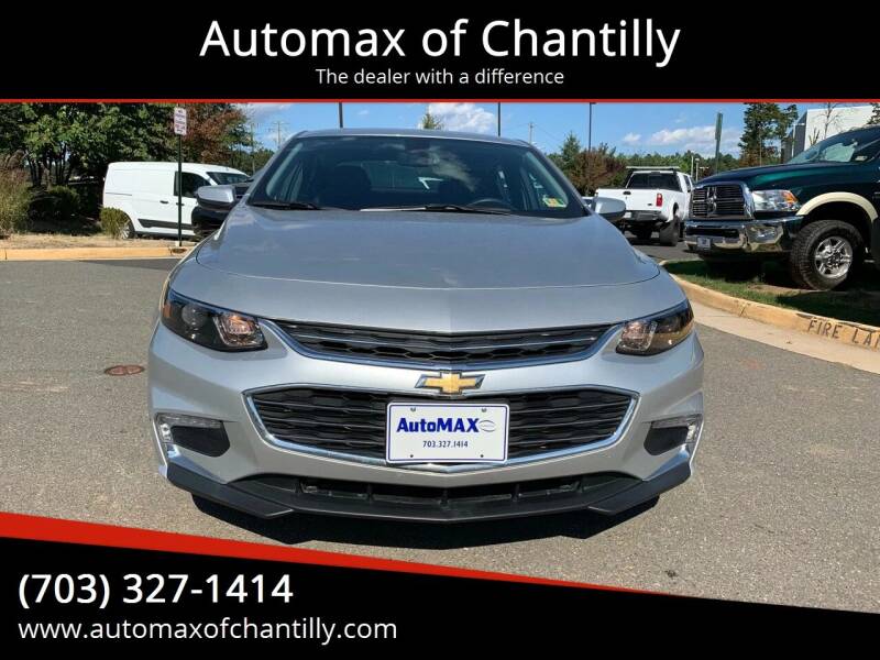 2018 Chevrolet Malibu for sale at Automax of Chantilly in Chantilly VA