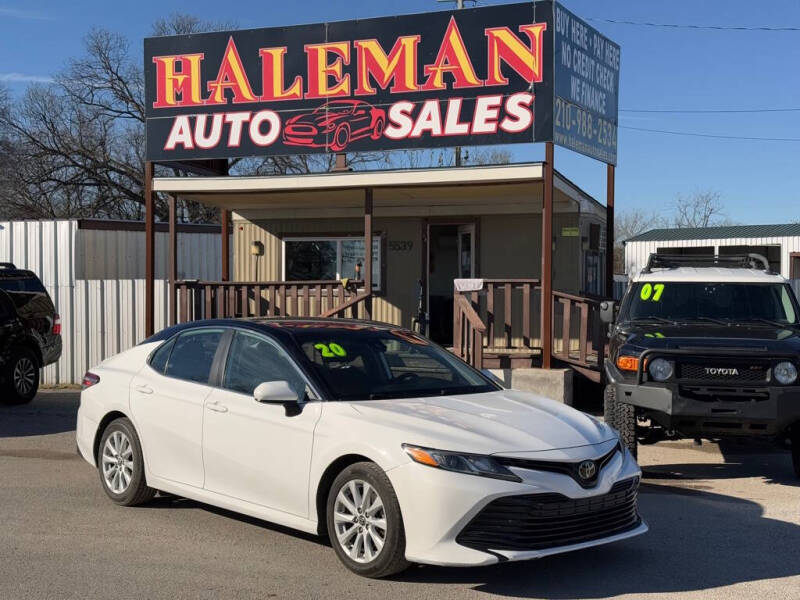 2020 Toyota Camry for sale at HALEMAN AUTO SALES in San Antonio TX