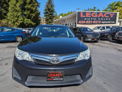 2013 Toyota Camry for sale at Legacy Auto Sales LLC in Seattle WA