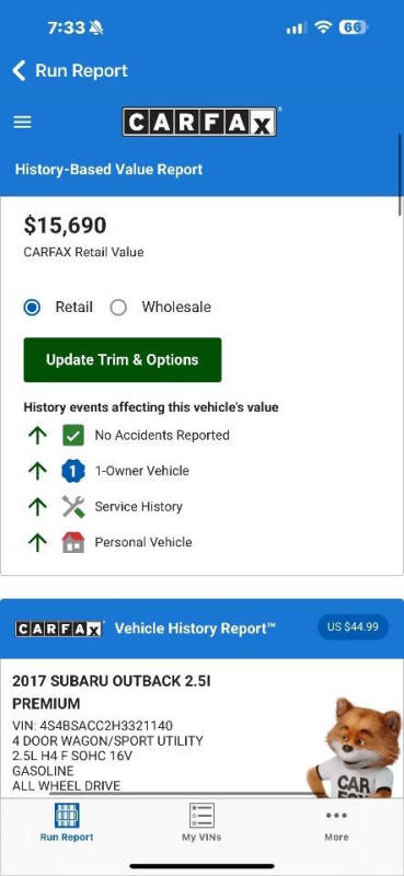 2017 Subaru Outback 2.5i Premium