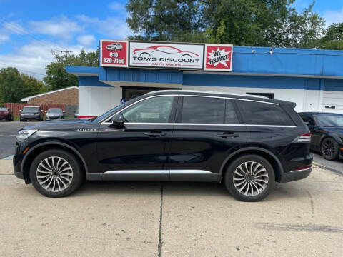 2020 Lincoln Aviator for sale at Tom's Discount Auto Sales in Flint MI