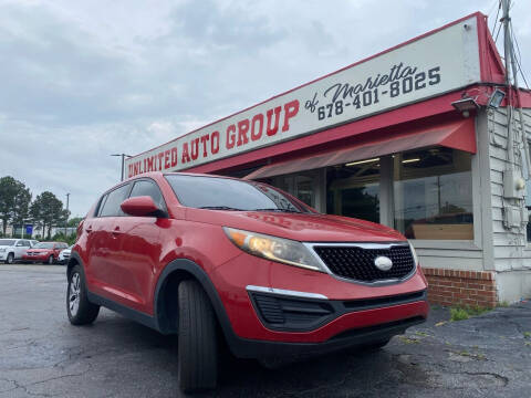 2014 Kia Sportage for sale at Unlimited Auto Group of Marietta in Marietta GA