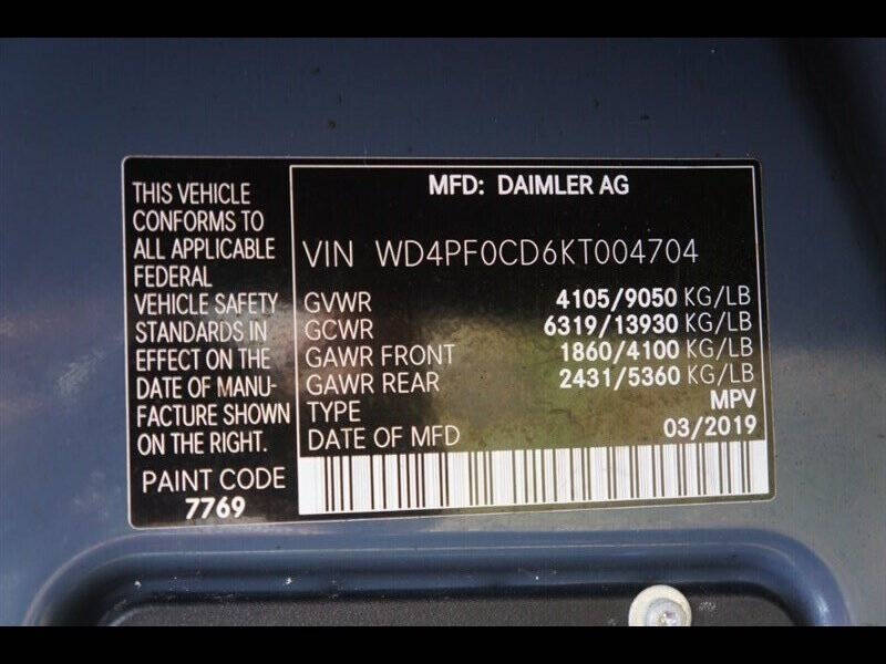 2019 Mercedes-Benz Sprinter