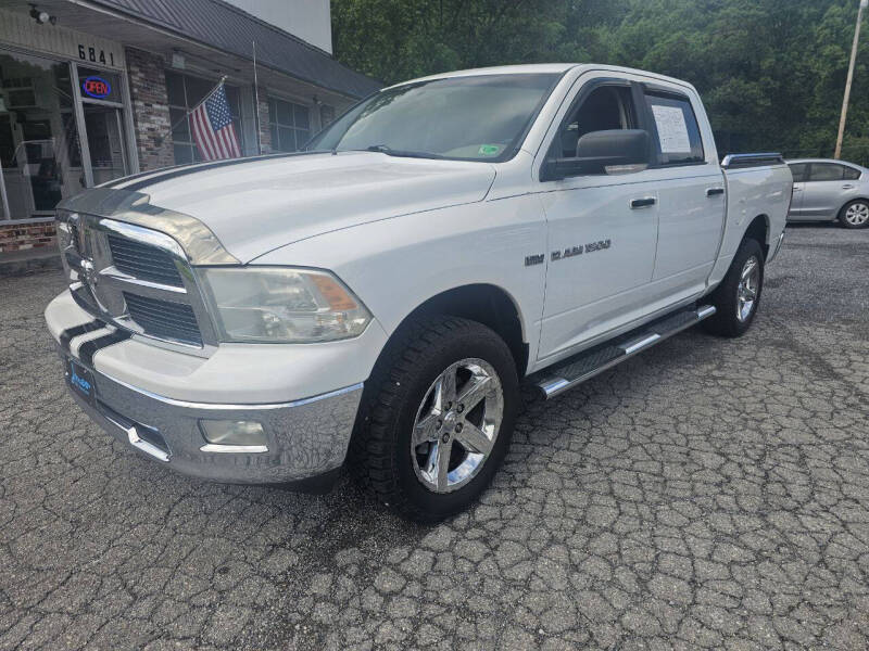Used 2011 RAM Ram 1500 Pickup SLT with VIN 1D7RV1CT7BS580042 for sale in Salem, VA