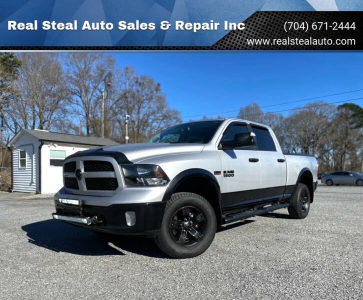 2016 RAM 1500 for sale at Real Steal Auto Sales & Repair Inc in Gastonia NC