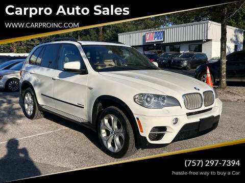 2013 BMW X5 for sale at Carpro Auto Sales in Chesapeake VA