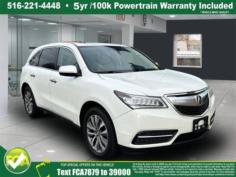 2015 Acura MDX for sale in Uniondale, NY