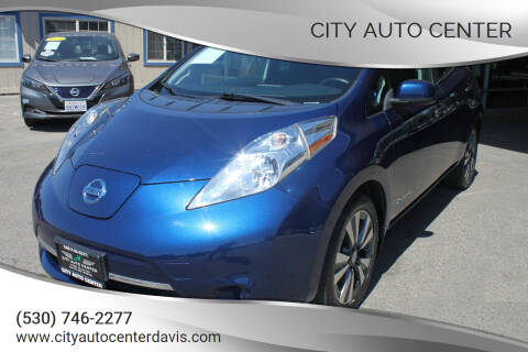 2016 Nissan LEAF for sale at City Auto Center in Davis CA