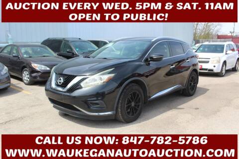 2015 Nissan Murano for sale at Waukegan Auto Auction in Waukegan IL