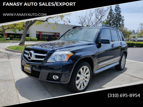 2010 Mercedes-Benz GLK for sale at FANASY AUTO SALES/EXPORT in Yorba Linda CA