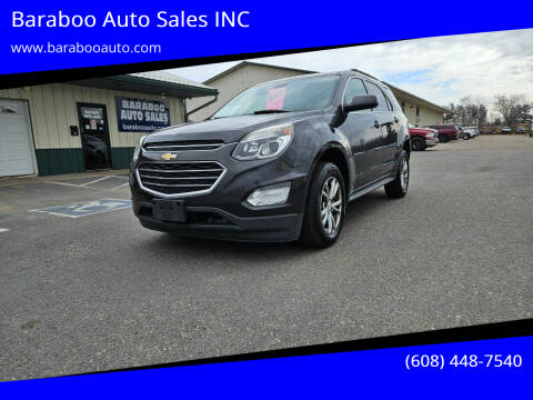 2016 Chevrolet Equinox for sale at Baraboo Auto Sales INC in Baraboo WI