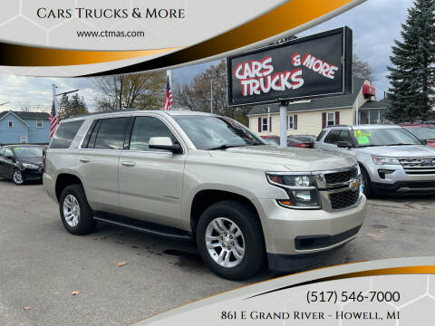 2015 Chevrolet Tahoe for sale at Cars Trucks & More in Howell MI
