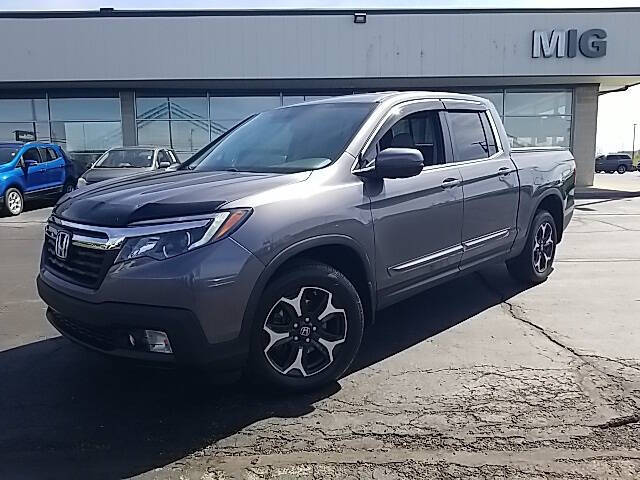 Used 2019 Honda Ridgeline RTL-T with VIN 5FPYK3F64KB017597 for sale in Bellefontaine, OH