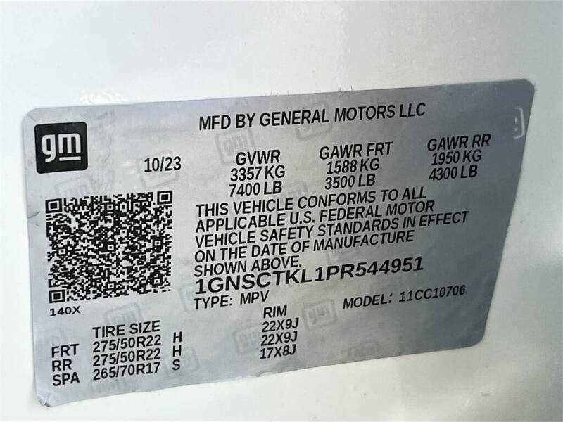 2023 Chevrolet Tahoe High Country