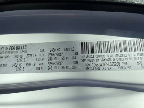 2017 Jeep Wrangler Unlimited