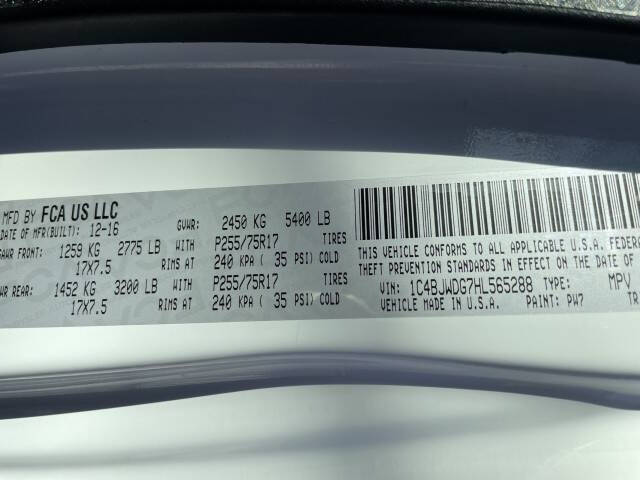 2017 Jeep Wrangler Unlimited