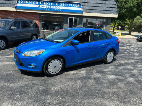2012 Ford Focus for sale at Corner Choice Motors in West Allis WI