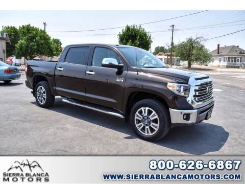 2018 Toyota Tundra for sale at SIERRA BLANCA MOTORS in Roswell NM