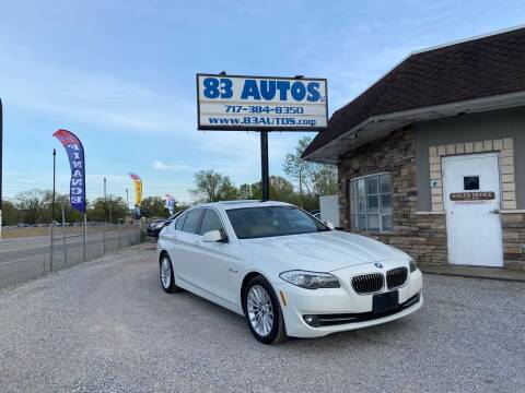 2013 BMW 5 Series for sale at 83 Autos in York PA