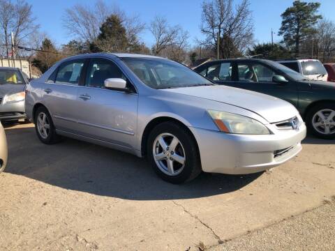 2003 Honda Accord for sale at AFFORDABLE USED CARS in North Chesterfield VA