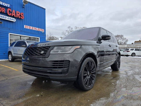 2018 Land Rover Range Rover for sale at Detroit Cash for Cars in Warren MI