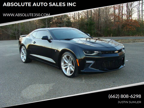 2016 Chevrolet Camaro for sale at ABSOLUTE AUTO SALES INC in Corinth MS