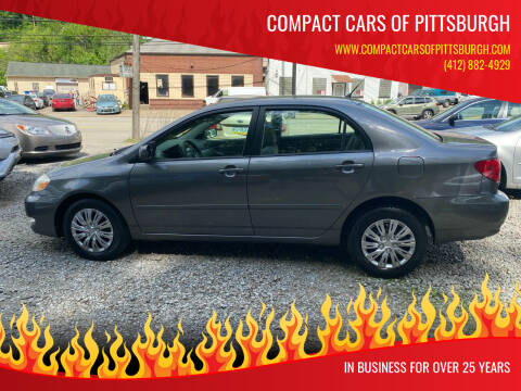 2006 Toyota Corolla for sale at Compact Cars of Pittsburgh in Pittsburgh PA