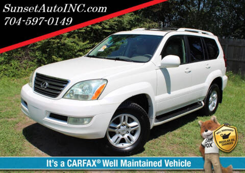 2004 Lexus GX 470 for sale at Sunset Auto in Charlotte NC