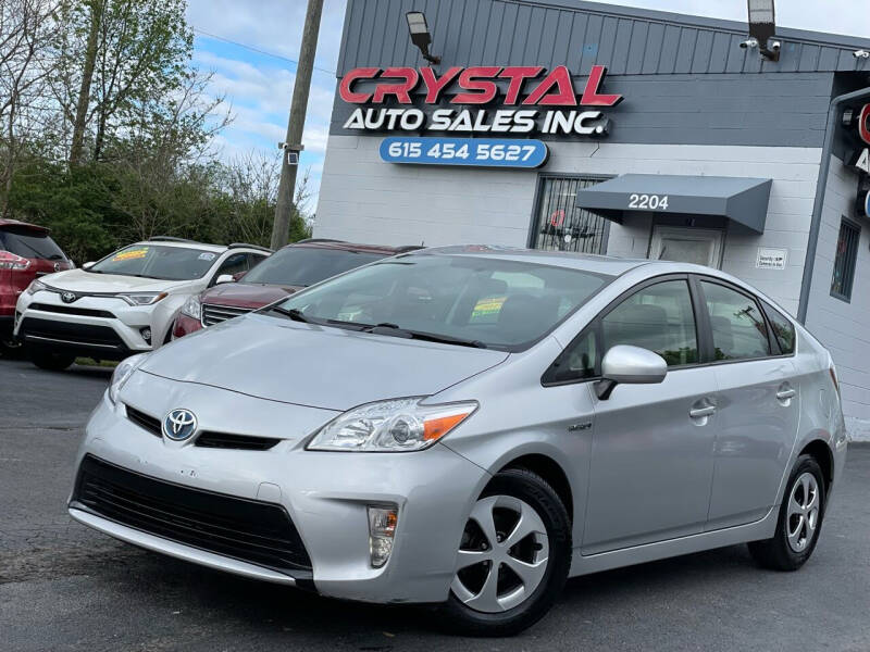 2015 Toyota Prius for sale at Crystal Auto Sales Inc in Nashville TN