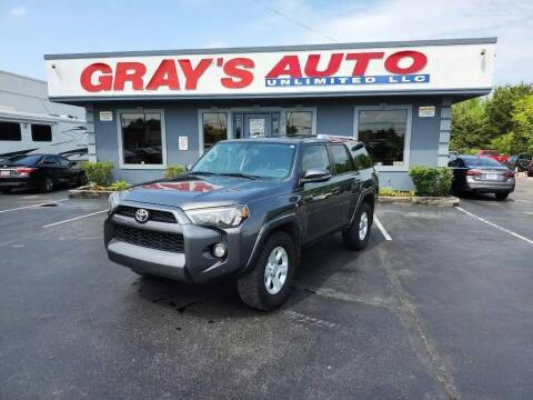 2016 Toyota 4Runner for sale at GRAY'S AUTO UNLIMITED, LLC. in Lebanon TN