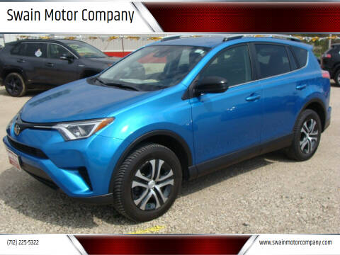 2017 Toyota RAV4 for sale at Swain Motor Company in Cherokee IA