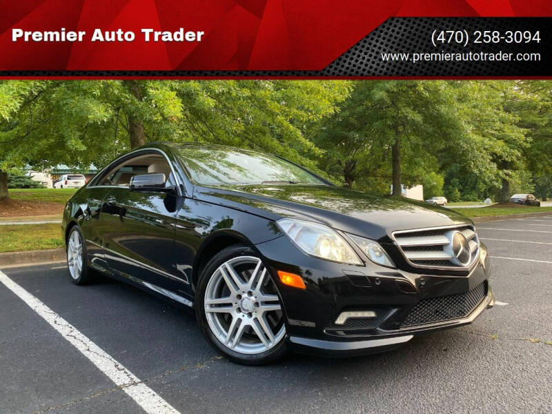 2010 Mercedes-Benz E-Class for sale at Premier Auto Trader in Alpharetta GA