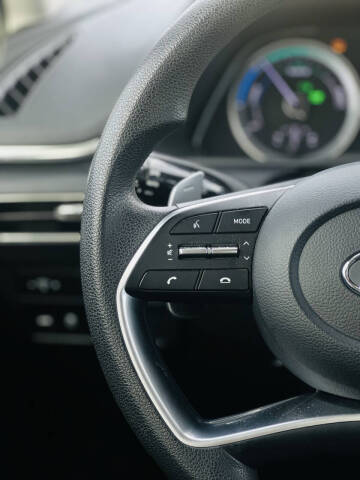 2021 Hyundai Sonata Hybrid Blue