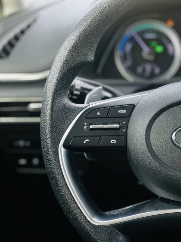 2021 Hyundai Sonata Hybrid Blue