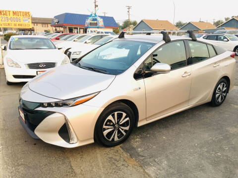 2017 Toyota Prius Prime for sale at Sunset Motors in Manteca CA