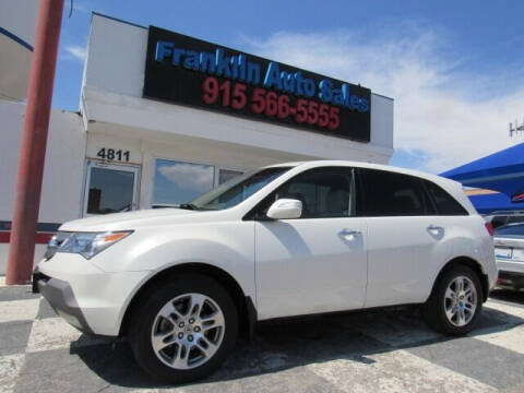 2009 Acura MDX for sale at Franklin Auto Sales in El Paso TX