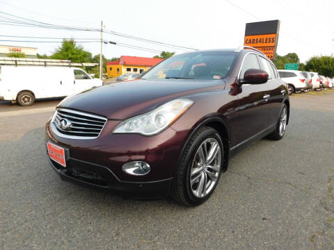 2013 Infiniti EX37 for sale at Cars 4 Less in Manassas VA