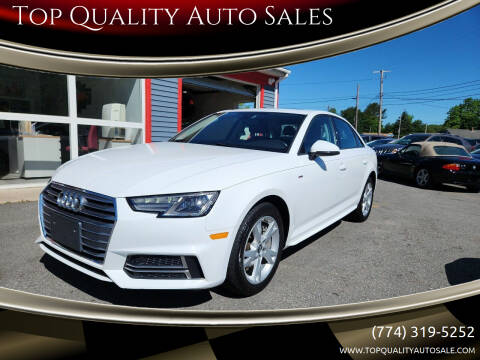 2018 Audi A4 for sale at Top Quality Auto Sales in Westport MA