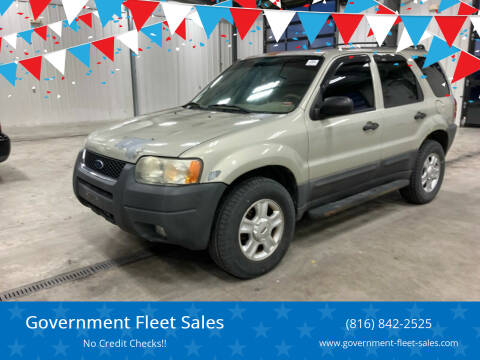 2003 Ford Escape for sale at Government Fleet Sales in Kansas City MO