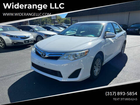2013 Toyota Camry for sale at Widerange LLC in Greenwood IN