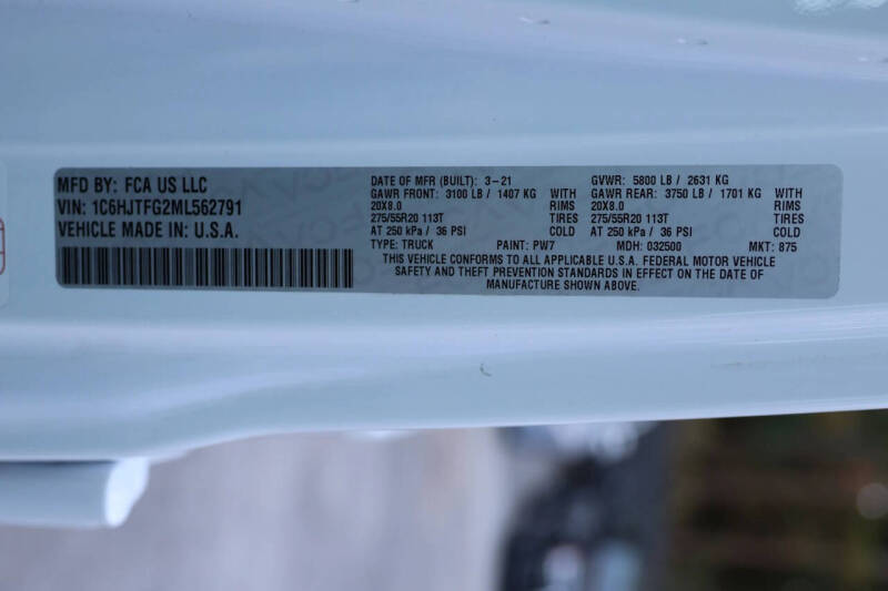 2021 Jeep Gladiator High Altitude